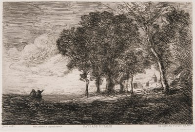 Italian Landscape, c1865.   de Jean Baptiste Camille Corot