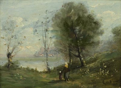 Landschaft von Jean Baptiste Camille Corot