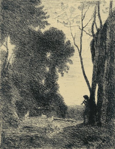 Le Petit Berger, 2em Planche de Jean-Baptiste-Camille Corot