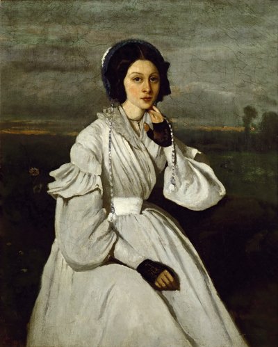 Retrato de Claire Sennegon de Jean Baptiste Camille Corot