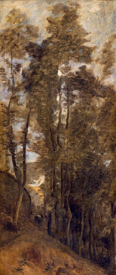 Lembrete das fortificações de Arras, por Jean-Baptiste-Camille Corot (1796-1875). de Jean-Baptiste-Camille Corot