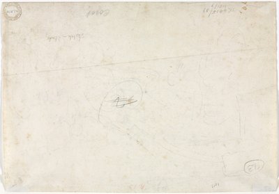 Esboço para uma paisagem (verso) de Jean-Baptiste-Camille Corot