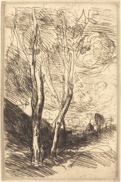 Die Kathedrale von Florenz Le Dome florentin, ca. 1869-1870 von Jean Baptiste Camille Corot