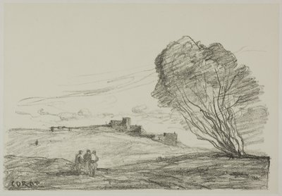 Das isolierte Fort von Jean-Baptiste-Camille Corot