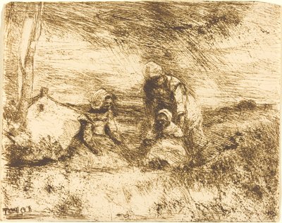A irmã mais nova de Jean Baptiste Camille Corot