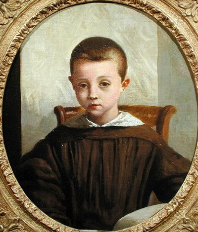O Filho de M. Edouard Delalain, c.1845-50 (óleo sobre tela) de Jean Baptiste Camille Corot