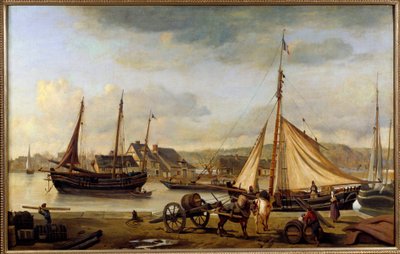 A porta frontal de Rouen em 1834 Pintura de Camille Corot (1796-1875) 1834 Sol. 1,1x1,73 m Rouen, Musee des Beaux Arts de Jean Baptiste Camille Corot