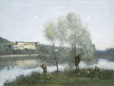 Ville D&39;Avray, c.1865 (óleo sobre tela) de Jean Baptiste Camille Corot