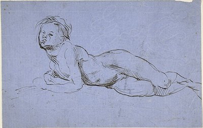 Rapaz jovem reclinado de Jean Baptiste Carpeaux