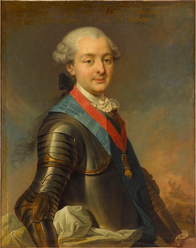 Louis Jean Marie de Bourbon, Duque de Penthievre 1725-1793, ca 1760. de Jean Baptiste Charpentier