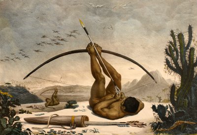 Caboclo por Jean-Baptiste Debret 1834 de Jean Baptiste Debret