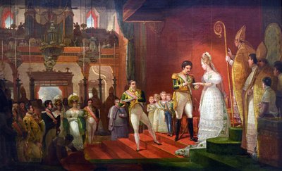 Segundo casamento de S.M.I. D. Pedro I er de Jean Baptiste Debret