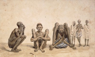 Slaves of Rio Janeiro, c. 1825-6 de Jean Baptiste Debret