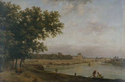 As Tuileries e a Ponte Real de Jean Baptiste Genillion
