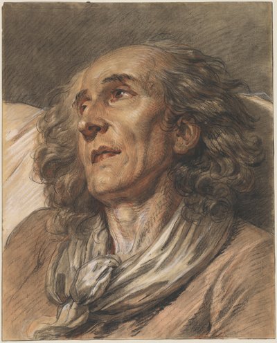 Büste eines alten Mannes von Jean Baptiste Greuze