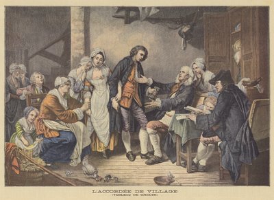 LAccordee da aldeia de Jean Baptiste Greuze