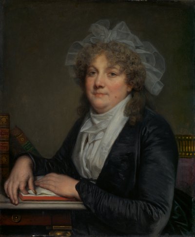 Madame Jean-Baptiste Nicolet Anne Antoinette Desmoulins, 1743-1817, final da década de 1780. de Jean Baptiste Greuze