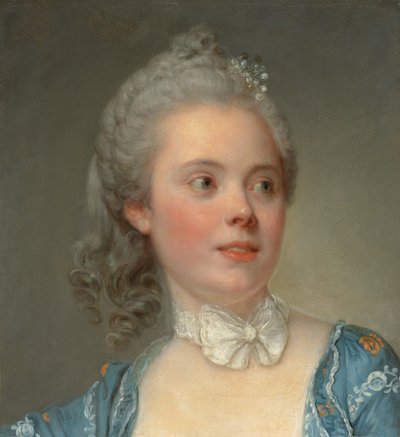 Retrato de uma senhora, c.1765 de Jean Baptiste Greuze