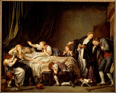 O Filho Punido (óleo sobre tela de Jean Baptiste Greuze