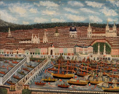 Vista de Bordeaux, 1884 de Jean Baptiste Guiraud