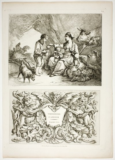 Placa Treze de 38 de Oeuvres de J. B. Huet de Jean Baptiste Huet