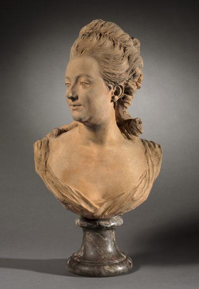 Retrato de Melle de Vandeul, possivelmente 1760 de Jean Baptiste II Lemoyne
