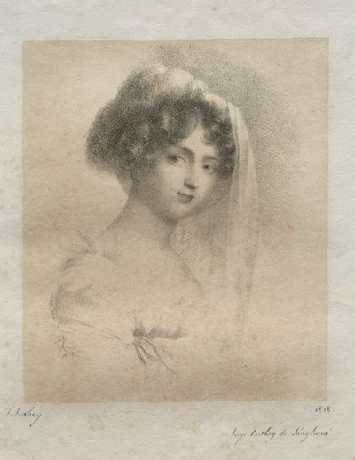 Sra. Horace Vernet, 1818. de Jean Baptiste Isabey