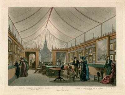 Sala de exposições do Monsieur J Isabey de Jean Baptiste Isabey