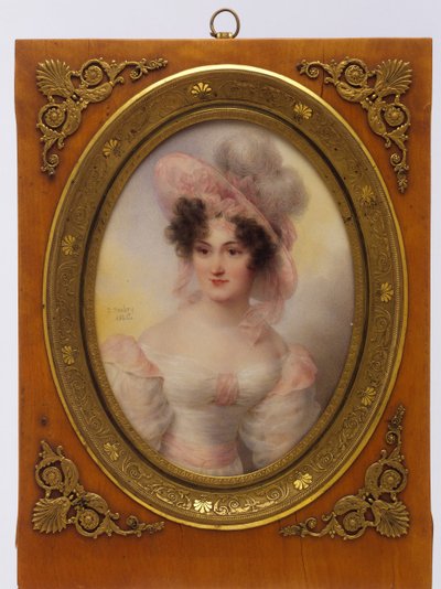 Sra. Rufus Prime Augusta Temple Palmer, 1807-1840, 1828. de Jean Baptiste Isabey