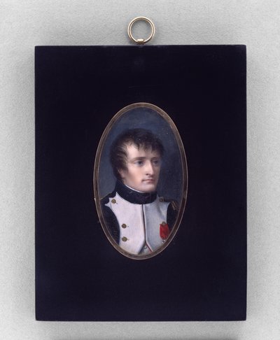 Napoleão Bonaparte, c.1804 (aquarela sobre marfim de Jean Baptiste Isabey