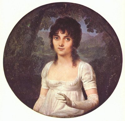 Retrato de Christine Boyer de Jean Baptiste Isabey