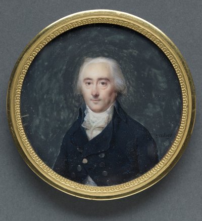 Retrato de um homem, início dos anos 1790. de Jean Baptiste Isabey