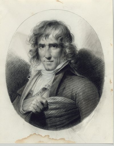 Retrato do artista Joseph Chinard de Jean Baptiste Isabey