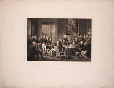 O Congresso de Viena, c. 1815 de Jean Baptiste Isabey