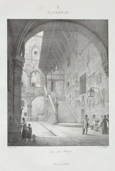 Viagem à Itália em 1822 de Jean Baptiste Isabey