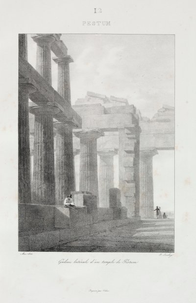 Viagem à Itália em 1822 de Jean Baptiste Isabey