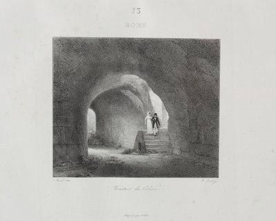 Viagem à Itália em 1822 de Jean Baptiste Isabey