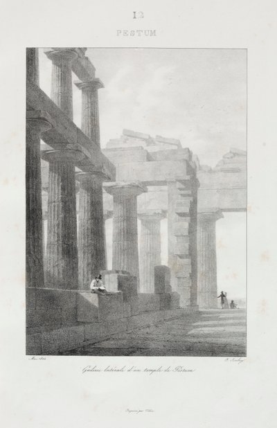 Viaje para a Itália em 1822, 1833. de Jean Baptiste Isabey