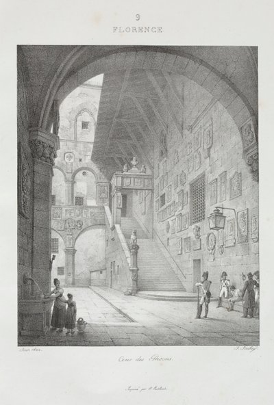 Viaje para a Itália em 1822, 1833. de Jean Baptiste Isabey