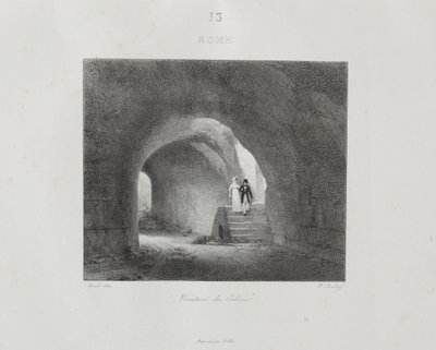 Viaje para a Itália em 1822, 1833. de Jean Baptiste Isabey