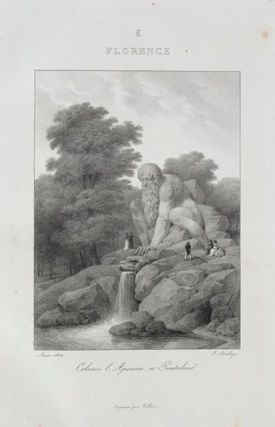 Viaje para a Itália em 1822, 1833. de Jean Baptiste Isabey