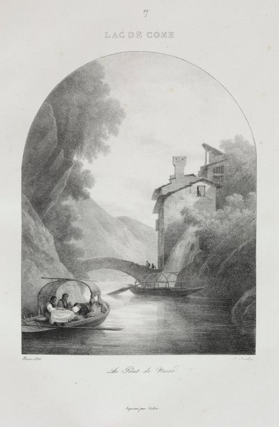 Viaje para a Itália em 1822, 1833. de Jean Baptiste Isabey