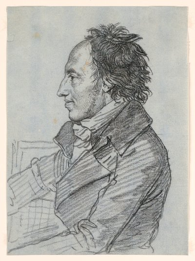 Retrato de um homem de Jean Baptiste Joseph Wicar