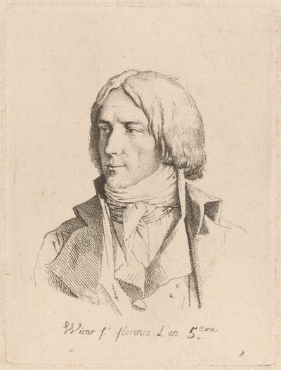 Auto-retrato de Jean Baptiste Joseph Wicar