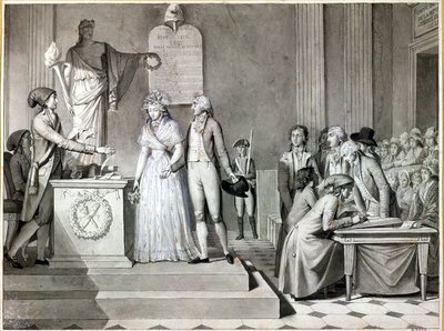 O casamento republicano de Jean Baptiste Mallet