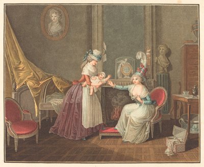 Almoço de Fanfan de Jean Baptiste Mallet after Henri Nicolas van Gorp