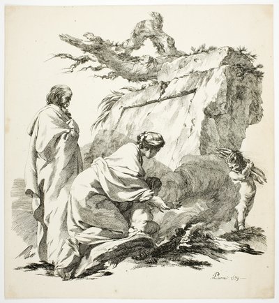 A fuga para o Egito de Jean Baptiste Marie Pierre