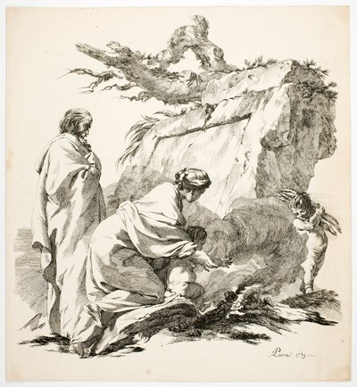 A fuga para o Egito de Jean Baptiste Marie Pierre