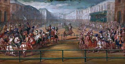 O pomposo Carrousel des Galantes Amazones des Quatre Parts du monde de Jean Baptiste Martin