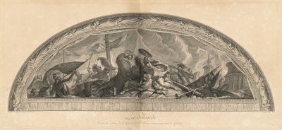 Holanda, Centro do Salão de Guerra na Arcada que Se Abre na Galeria (Holanda, Centro do Salão de Guerra na Arcada que Se Abre na Galeria) [pl. 39] de Jean Baptiste Masse
